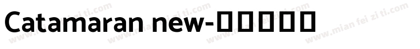 Catamaran new字体转换
